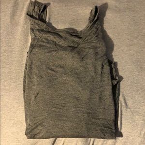 Grey tank t-shirt dress